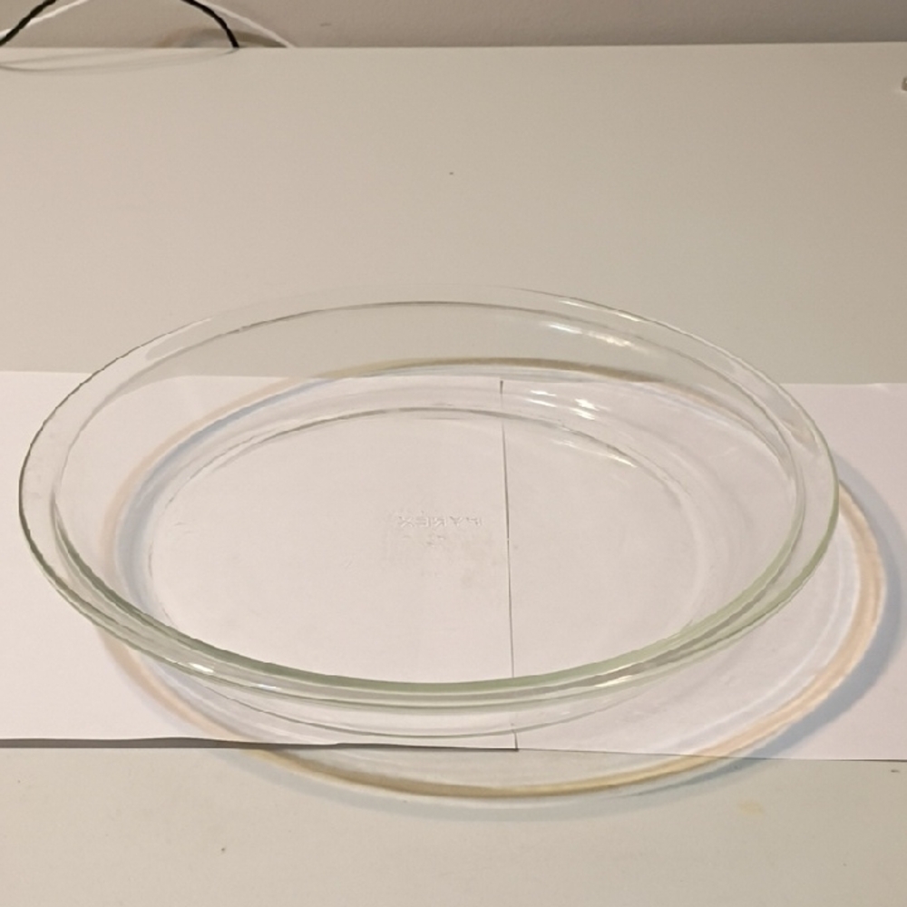Pyrex Clear Glass Pie Dish